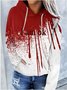 Lässig Kapuze Halloween Sweatshirt