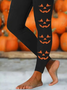 Lässig Halloween Lang Leggings
