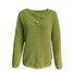 Damen Garn/Wollgarn Unifarben Langarm Bequem Lässig Perlen Pullover