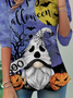 Lässig Halloween Rundhals Langarm T-Shirt