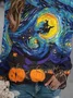 Lässig Rundhals Halloween Sweatshirt