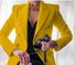 Damen Unifarben verdicken Weit Jacke