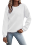 Lässig Rundhals Katze Sweatshirt