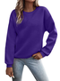 Lässig Rundhals Katze Sweatshirt