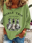 Lässig Rundhals Halloween (Halloween Hut) Sweatshirt