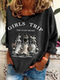 Lässig Rundhals Halloween (Halloween Hut) Sweatshirt