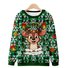 Lässig Rundhals Weihnachtsschneemann Sweatshirt