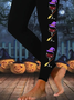 Lässig Halloween Lang Leggings