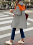 Damen Gestreift Regelmäßig Weit Jacke