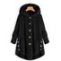 Damen Unifarben Regelmäßig Weit Jacke