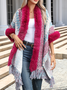 Damen Wolle/Stricken Ethnisch Langarm Bequem Lässig Strickjacke