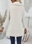 Damen Unifarben Tasche Patchwork Regelmäßig Weit Tanktop
