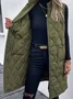 Damen Unifarben Vlies Weit Tanktop
