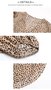 V-Ausschnitt Langarm Leopard Regelmäßig Mikroelastizität Weit Bluse für Damen