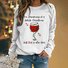 Lässig Rundhals Weihnachten Sweatshirt Reißverschluss