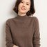 Damen Garn/Wollgarn Unifarben Langarm Bequem Lässig Pullover