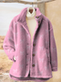 Damen Tier verdicken Weit Jacke
