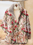 Damen Ethnisch verdicken Weit Jacke