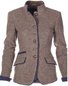 Damen Frühling/Herbst Oberbekleidung Retro Unifarben Langarm Mock Neck Jacke