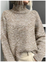 Retro Mock Neck 3d Drucken Sweatshirt