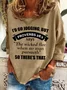 Lässig Rundhals Textbriefe Sweatshirt