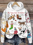 Lässig Kapuze Tier Sweatshirt