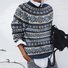 Lässig Rundhals Geblümt Sweatshirt Reißverschluss