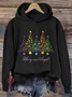 Lässig Kapuze Weihnachten Sweatshirt