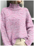 Retro Mock Neck 3d Drucken Sweatshirt