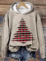 Lässig Kapuze Weihnachten Sweatshirt