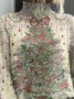 Lässig Rollkragen Weihnachten Sweatshirt