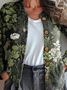 Damen Gestrickt Ethnisch Langarm Bequem Retro Strickjacke