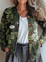 Damen Gestrickt Ethnisch Langarm Bequem Retro Strickjacke