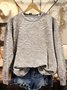 Retro Rundhals 3d Drucken Sweatshirt