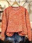 Retro Rundhals 3d Drucken Sweatshirt