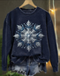 Lässig Rundhals Textbriefe Sweatshirt