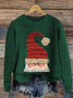 Retro Rundhals 3d Drucken Sweatshirt