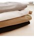 Lässig Unifarben Mock Neck Langarm T-Shirt