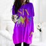 Retro Geometrisch Rundhals Langarm T-Shirt