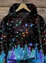 Lässig Kapuze Weihnachten Sweatshirt