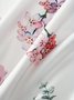 Damen Geblümt Zweiteiliges Set Täglich Langarm Lässig Frühling/Herbst Bluse mit Hose Matching Set