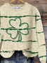 Lässig Rundhals Festival Sweatshirt