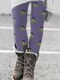 Retro Kariert Lang Leggings