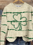 Lässig Rundhals Festival Sweatshirt