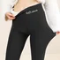 Lässig Unifarben Knöchelhose Leggings