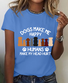 Lässig Tier Rundhals Kurzarm T-Shirt