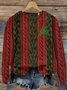 Damen Wolle/Stricken Tier Langarm Bequem Lässig Pullover