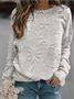 Retro Rundhals 3d Drucken Sweatshirt
