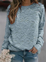 Retro Rundhals 3d Drucken Sweatshirt