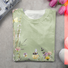 Lässig Geblümt Rundhals Langarm T-Shirt